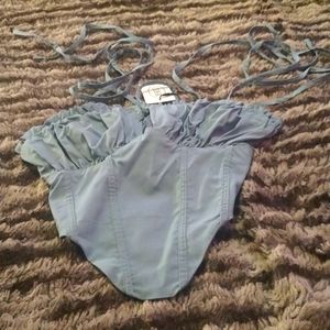 BNWT Super Cute Corset Lace Up Top